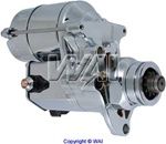 New Chrome Starter Used On: (2007-06) Dyna, Softail, Touring 1584cc Twin Cam 96