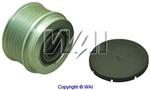 24-83275 6-Groove Clutch Pulley for Mitsubishi 200A IR/IF Alternators with Ford Police Option